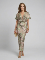 P|H - Abstract Print Midi Dress Coralie