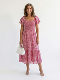 P|H - Off-Shoulder Floral Midi Dress Odette