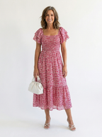 P|H - Off-Shoulder Floral Midi Dress Odette