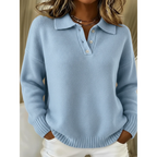 P|H - Soft Polo Collar Comfort Sweater Deborah