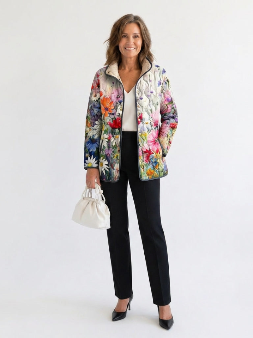 P|H - Printed Quilted Jacket Donna