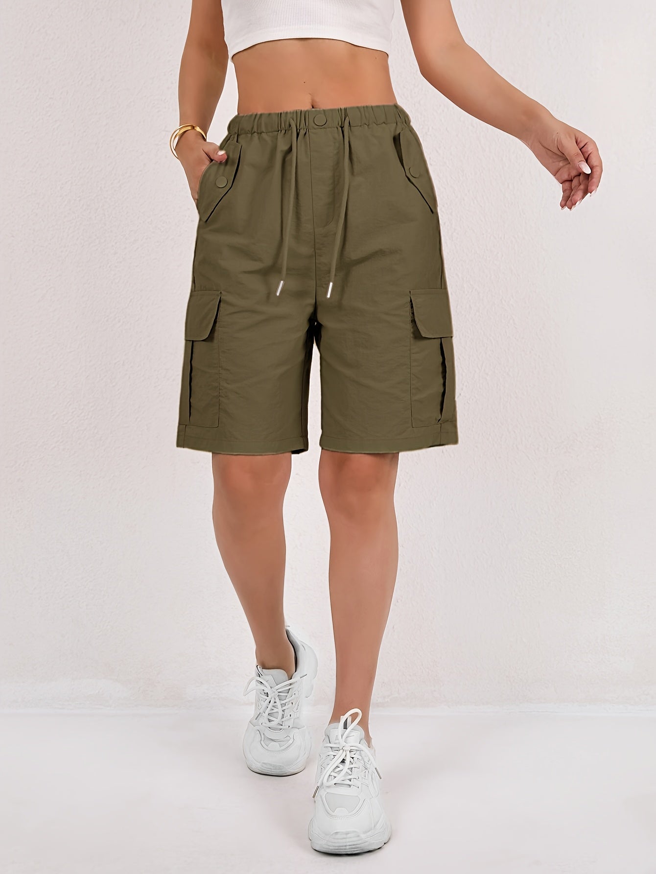 P|H - Lightweight Quick-Dry Cargo Shorts Daisy