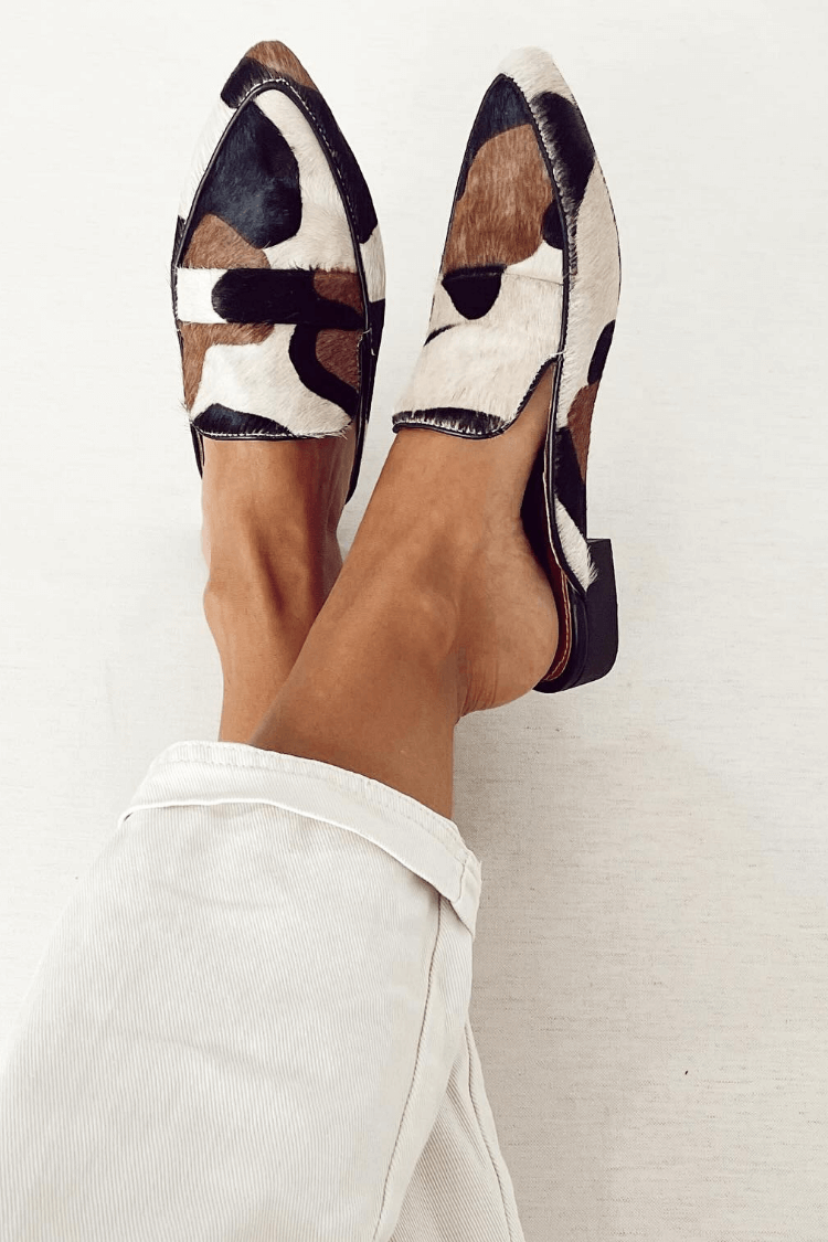 P|H - Two-Tone Textured Loafers Rose