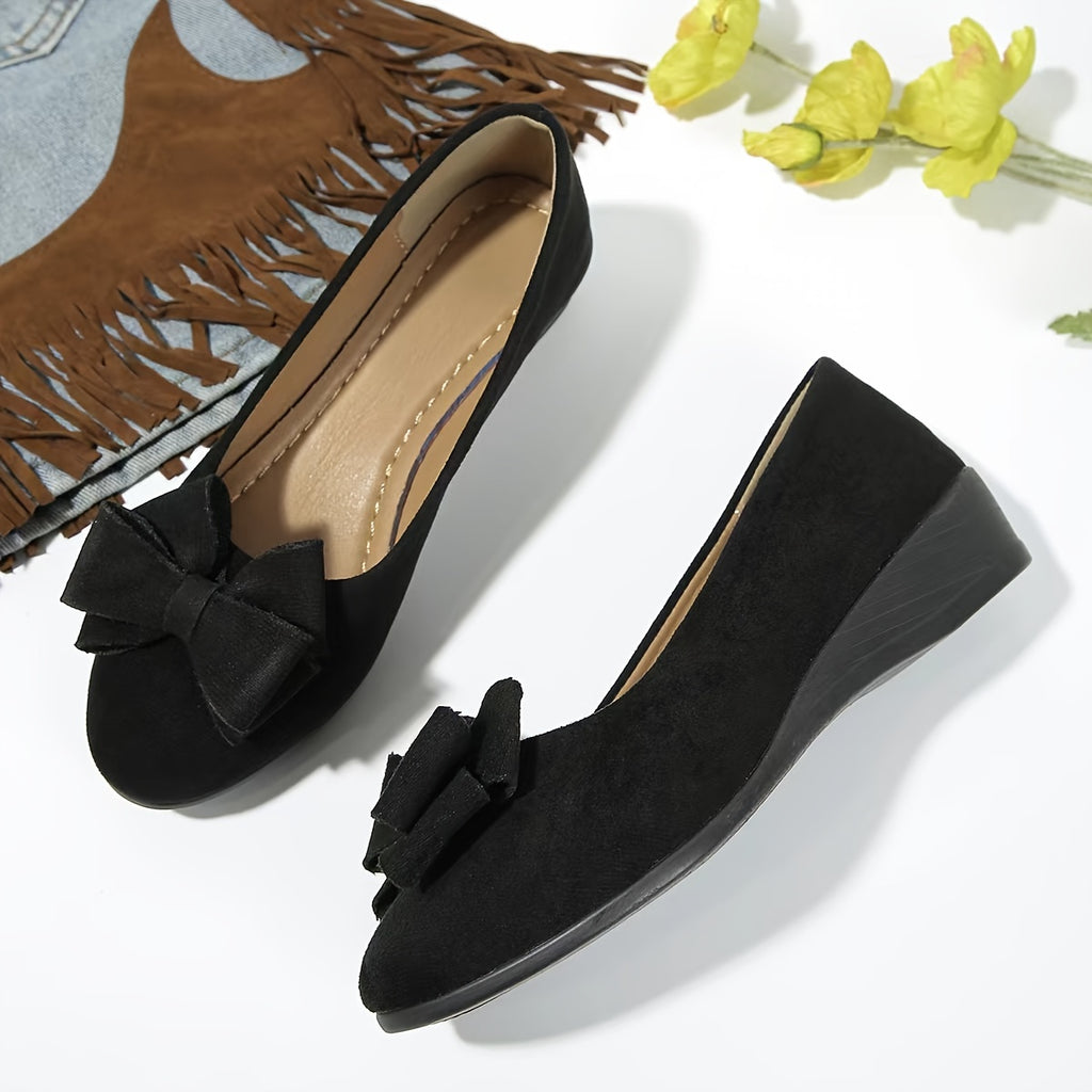 P|H - Bow-Front Comfort Wedges Sharon
