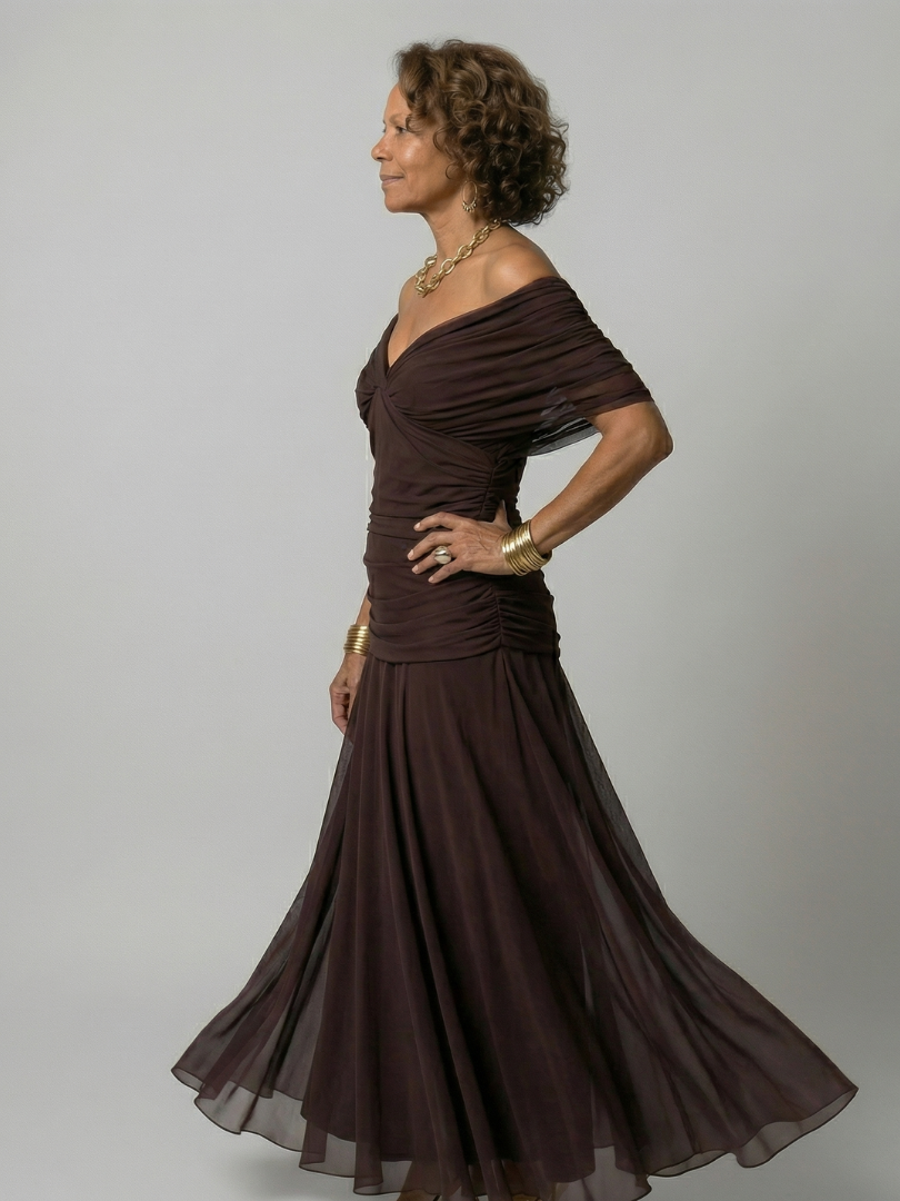 P|H - Off-Shoulder Midi Dress Madison