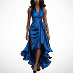 P|H - Satin Draped Dress Sabrina