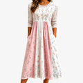 P|H - Lace Bodice Floral Midi Dress Evelyn