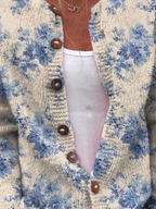 P|H - Blue Blossom Knit Cardigan Sandra