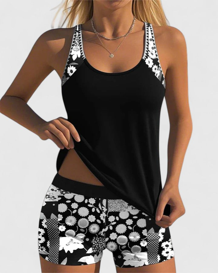 P|H - Summer Chic Tankini Marine
