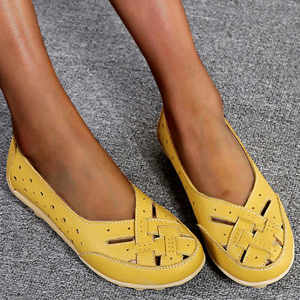 P|H - Breathable Leather Loafers Diana