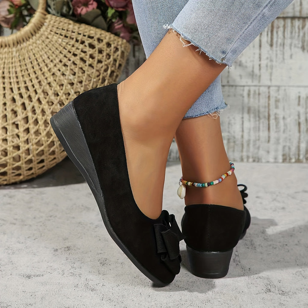 P|H - Bow-Front Comfort Wedges Sharon