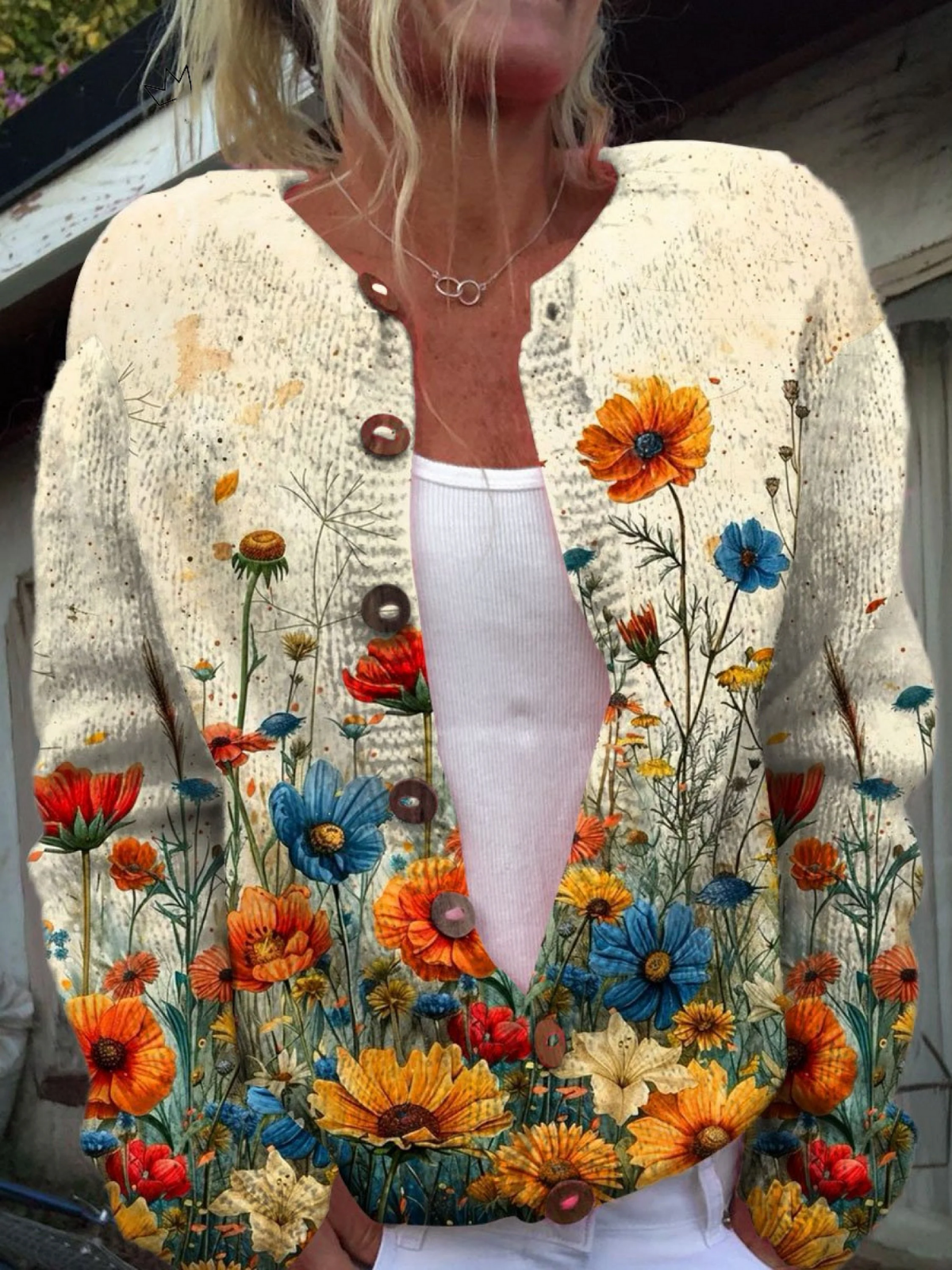 P|H - Wildflower Meadow Knit Cardigan Sharon