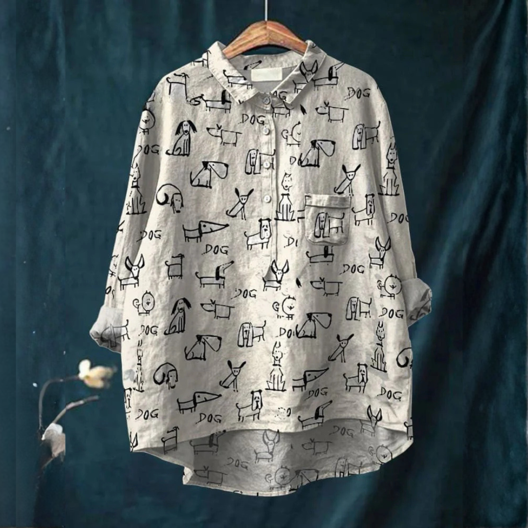 P|H - Printed Blouse Fleur