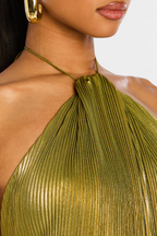 P|H - Golden Maxi Dress Dorée