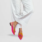 P|H - Fringed Ankle-Strap Ballet Flats Evelyn