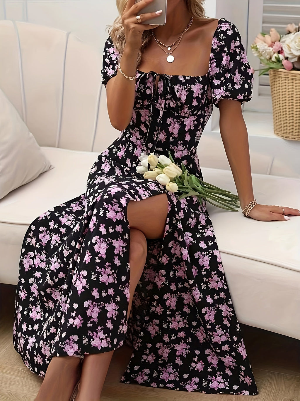 P|H - Floral Dress Chloé