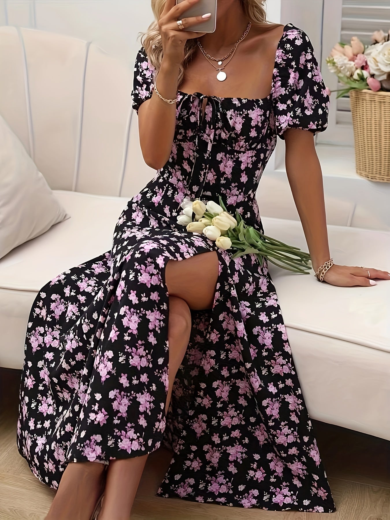 P|H - Floral Dress Chloé