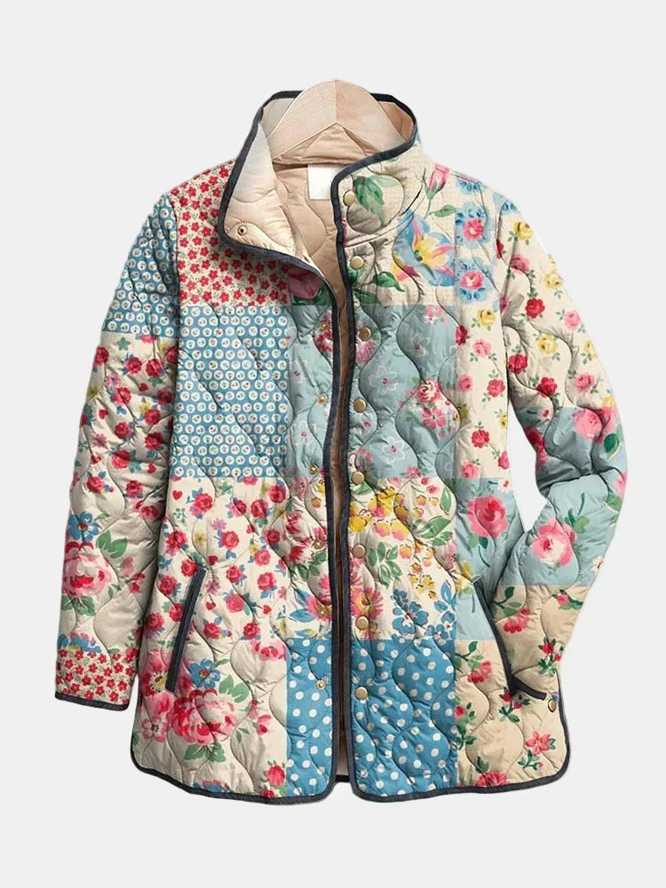 P|H - Patchwork Print Quilted Jacket Brenda