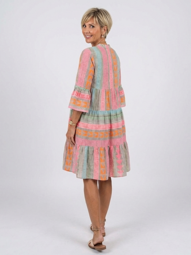 P|H - Geometric Print Dress Maelle