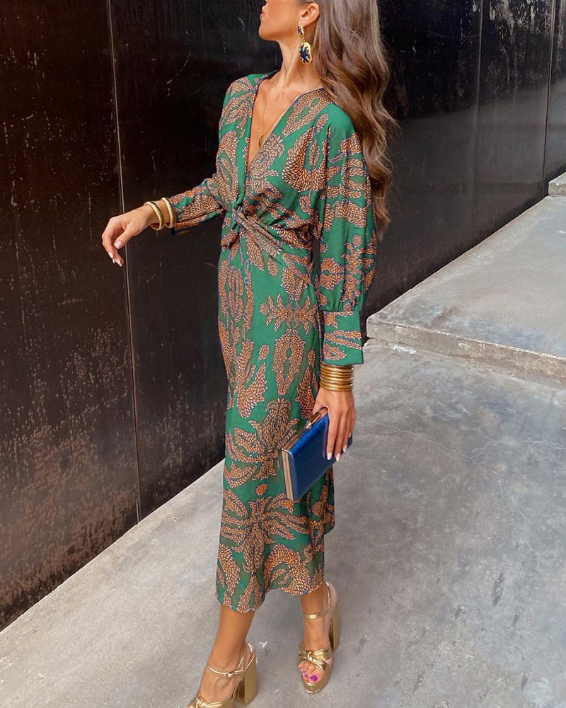 P|H - Floral Midi Dress Florentine
