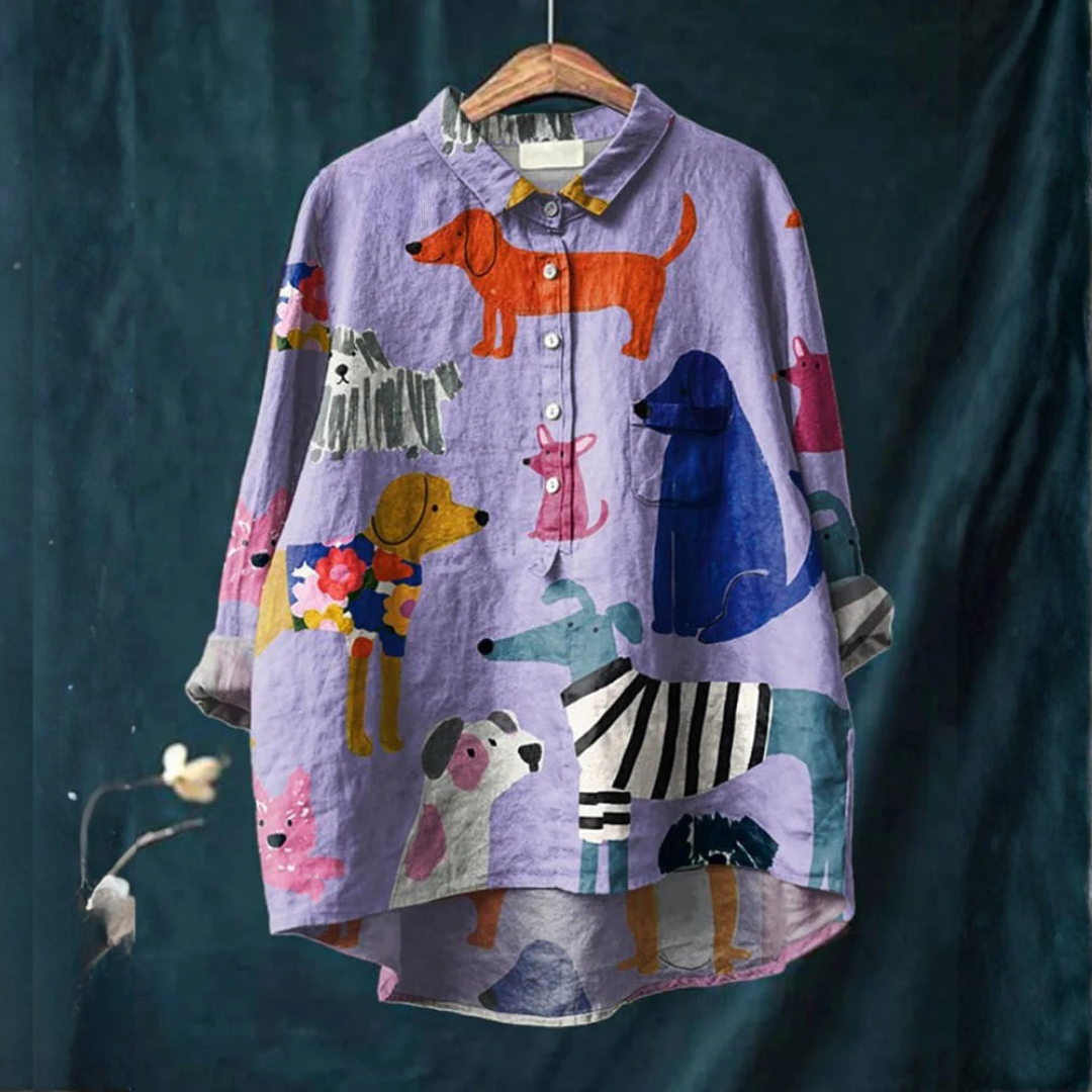 P|H - Printed Blouse Pauline
