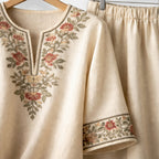 P|H - Embroidered Tunic And Pants Set Susan