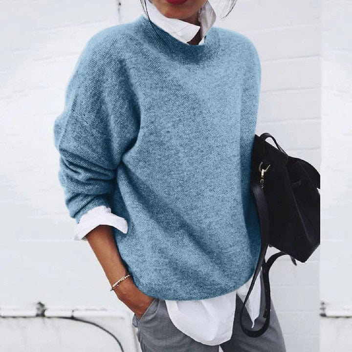 P|H - Soft Crewneck Pullover Sweater Rose