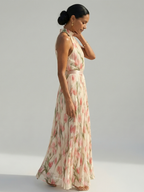 P|H - Floral Halter Midi Dress Emma