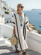 P|H - Short Sleeve White Maxi Dress Elvienne
