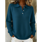 P|H - Soft Polo Collar Comfort Sweater Deborah