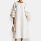 P|H - Rosette Cuff Midi Dress Grace