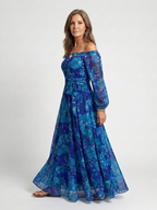 P|H - Off-Shoulder Floral Maxi Dress Aspen