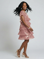 P|H - Abstract Knee-Length Dress Hoku