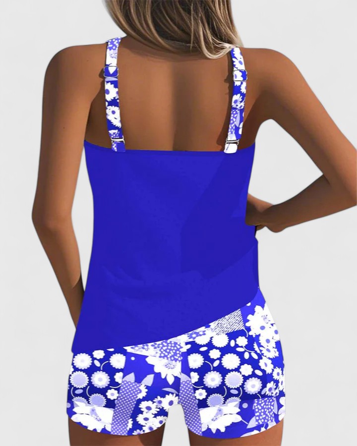 P|H - Summer Chic Tankini Marine