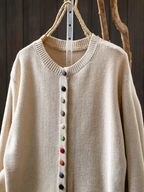 P|H - Colorful Button Knit Cardigan Diane