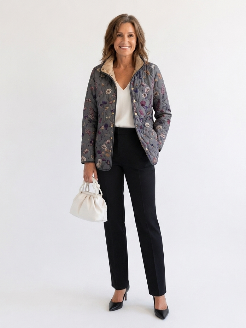 P|H - Printed Quilted Jacket Donna