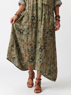 P|H - Button Front Pocket Midi Dress Kathleen