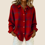 P|H - Plaid Knit Shirt Jacket Helen