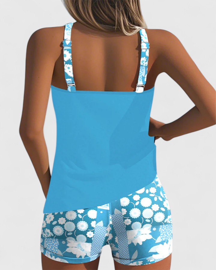 P|H - Summer Chic Tankini Marine