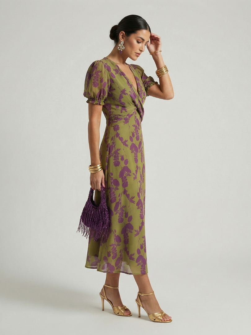 P|H - Relaxed Floral Midi Dress Lily