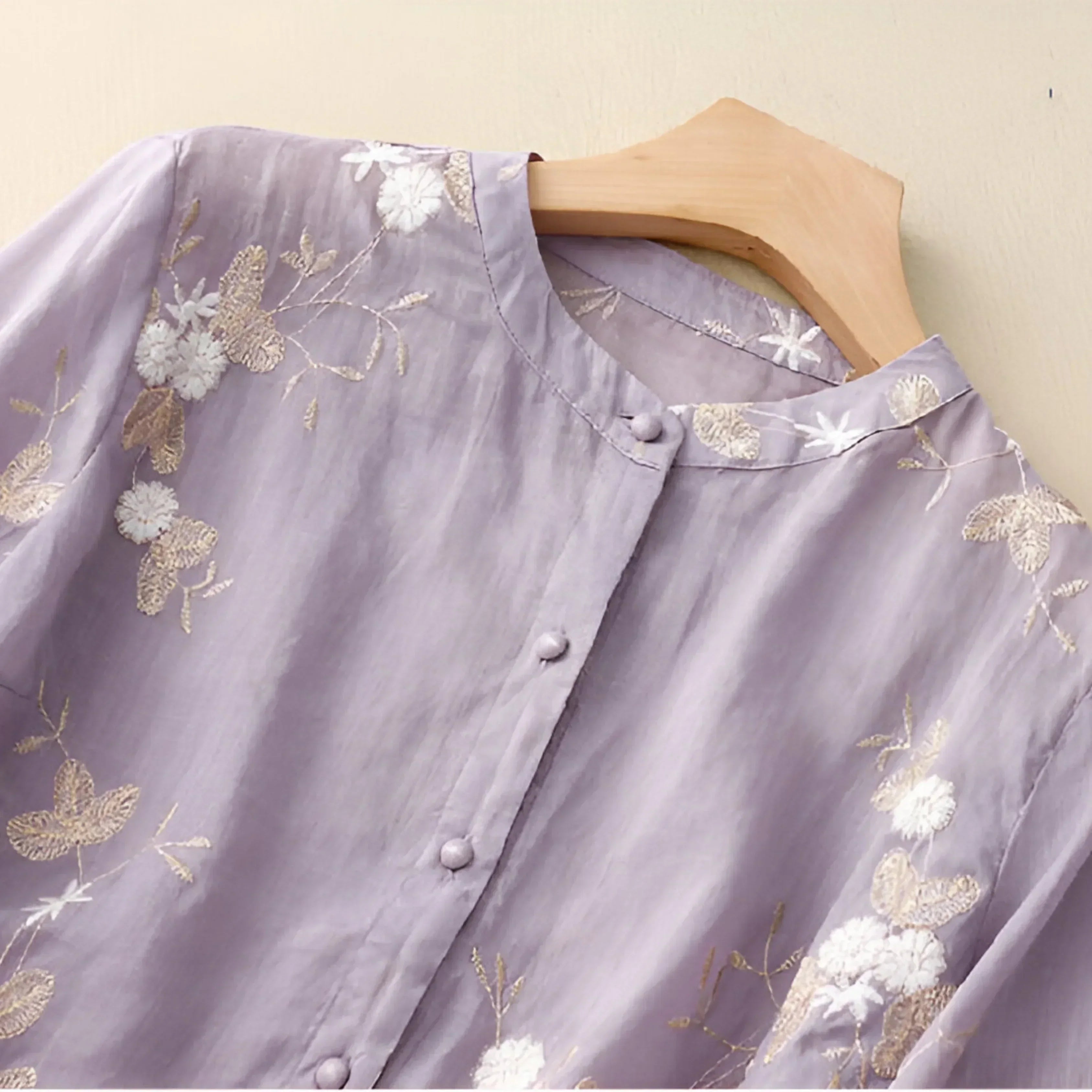 P|H - Embroidered Cotton Top Mila