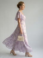 P|H - Flutter Sleeve Midi Dress Audrey