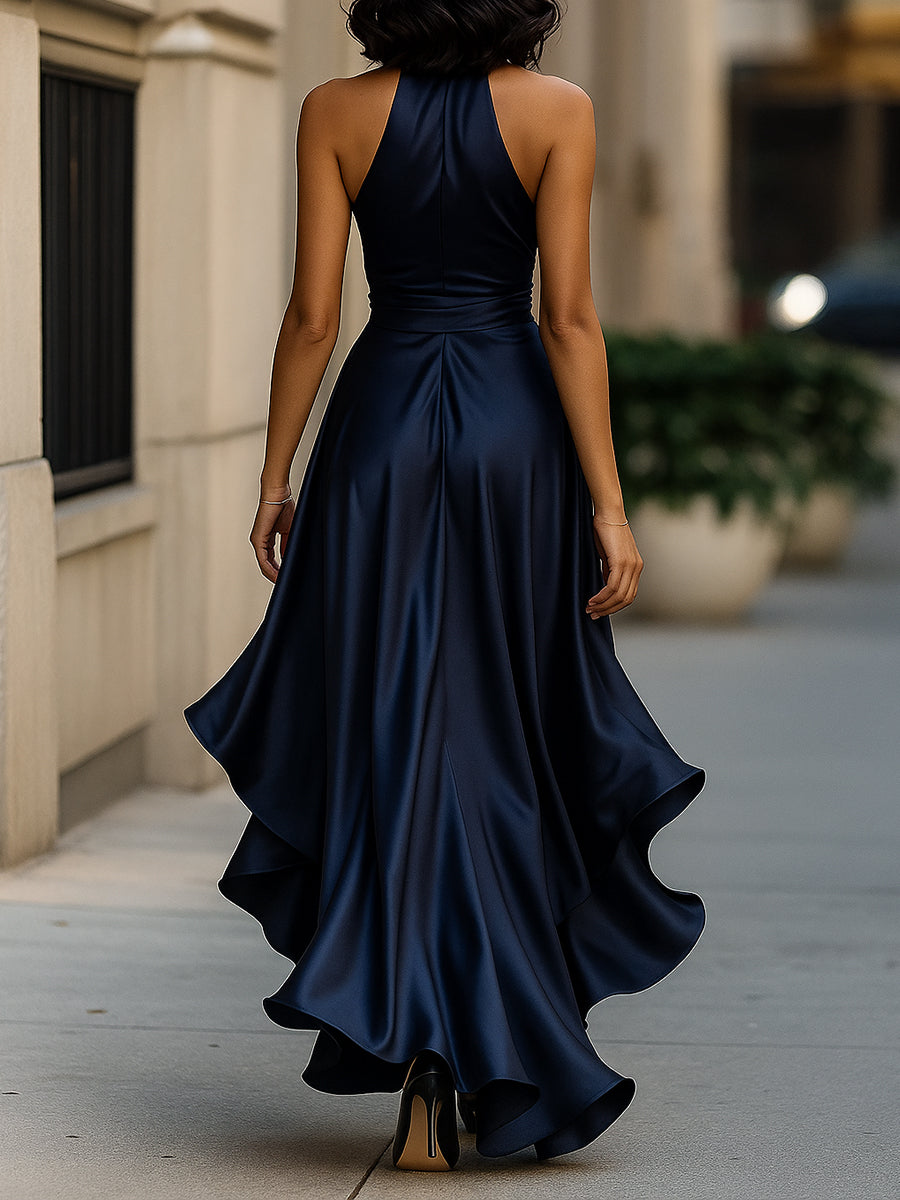 P|H - Satin Draped Dress Sabrina