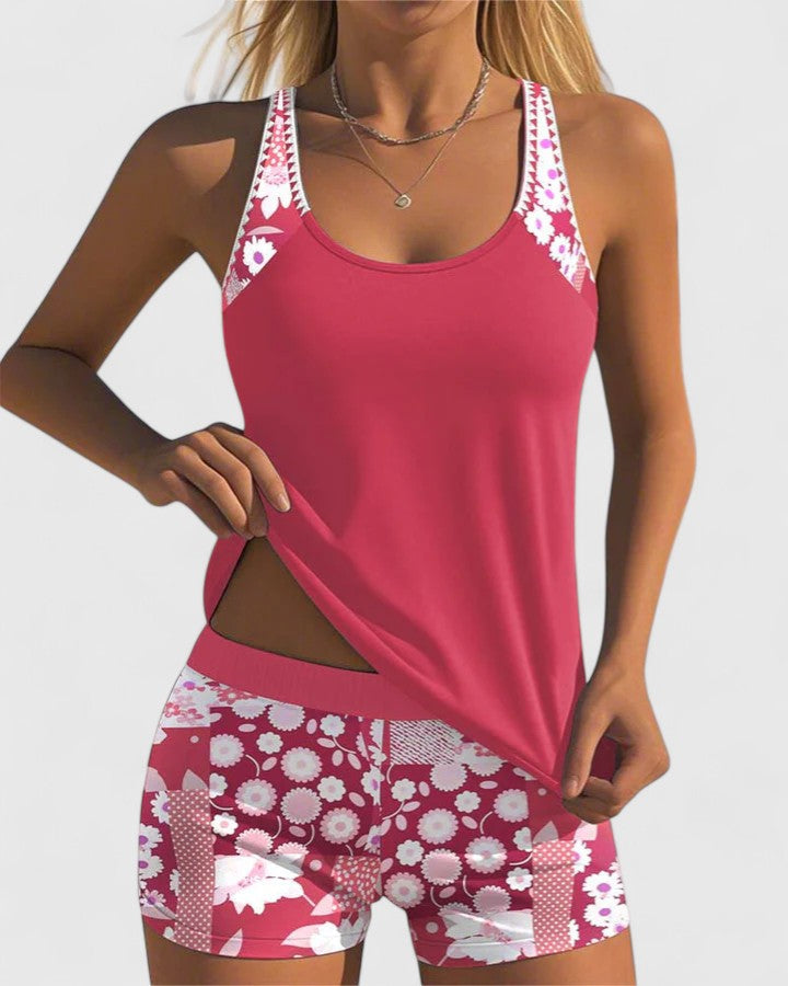 P|H - Summer Chic Tankini Marine