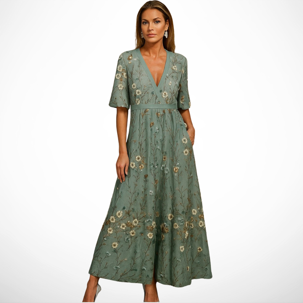 P|H - Botanical Maxi Dress Irène
