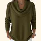 P|H - Draped Collar Knit Sweater Linda