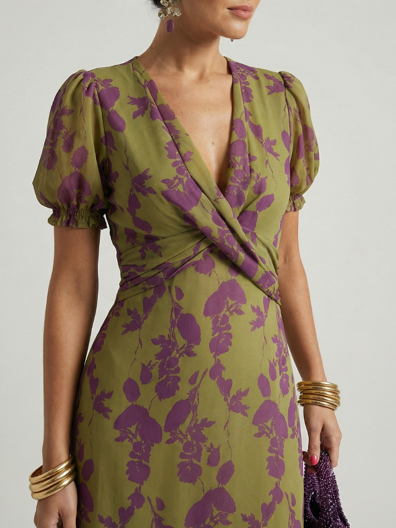 P|H - Relaxed Floral Midi Dress Lily