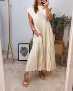 P|H - Pleated Dress Iris