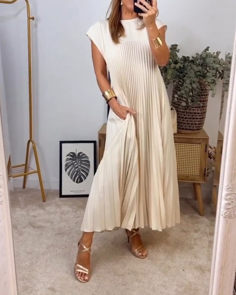 P|H - Pleated Dress Iris