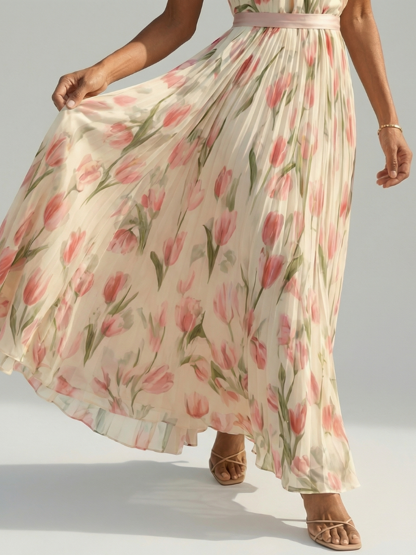 P|H - Floral Halter Midi Dress Emma
